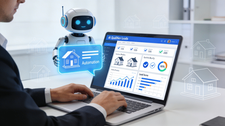 AI property lead qualification system automatically filtering and scoring real estate enquiries