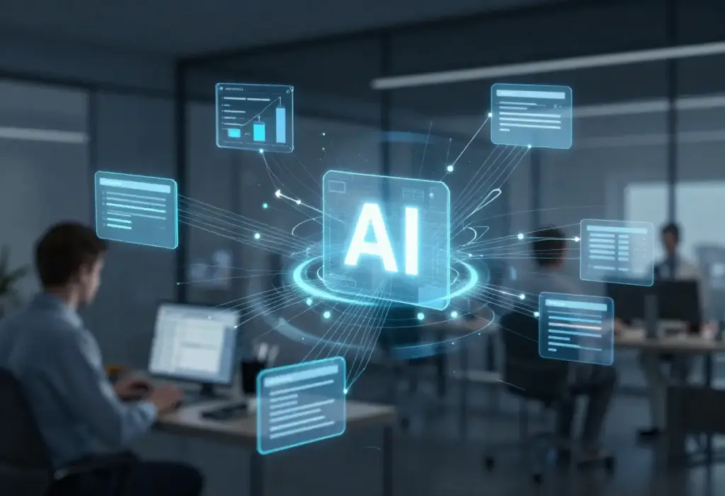Image 2 of autonomous AI agents service page of AI automation agency UK