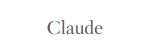 Claude Minimal Serif Logo